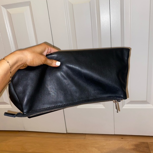 Public Desire Handbags - Black fold over clutch